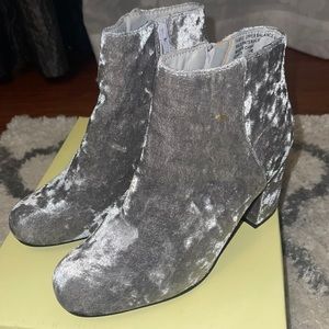 Grey Diba ankle booties womens